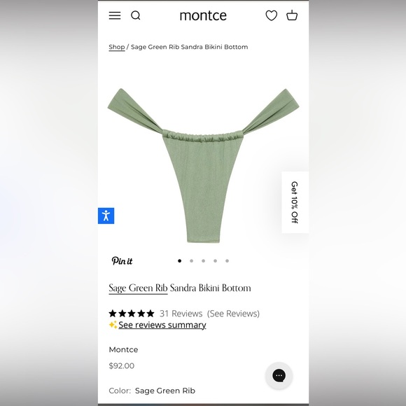 Montce Swim Sandra Bikini Bottom - Picture 3 of 3